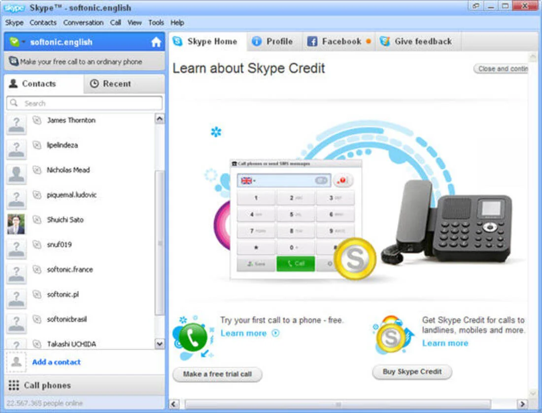 Skype nos prim&oacute;rdios