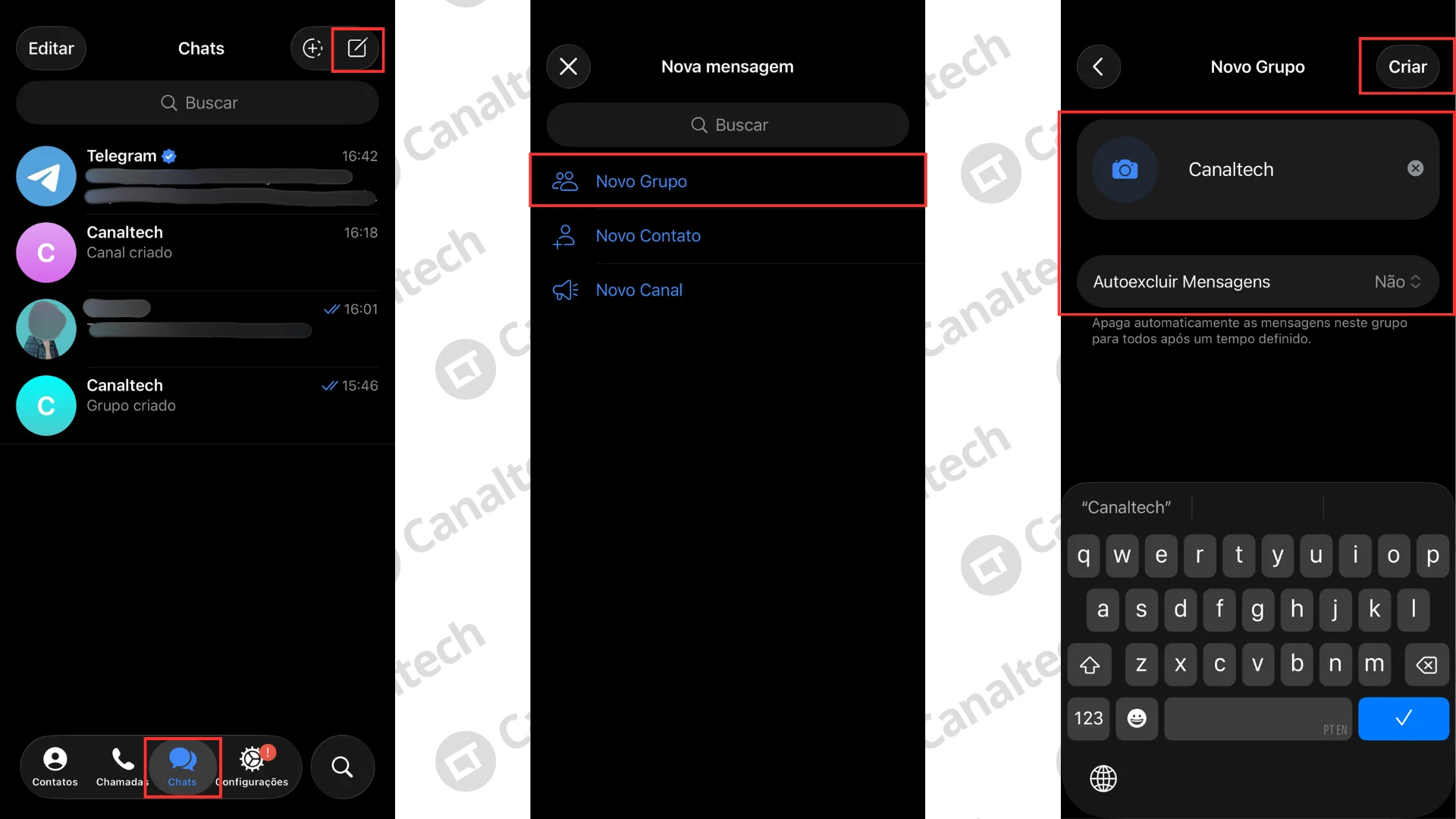 Como criar um grupo no Telegram