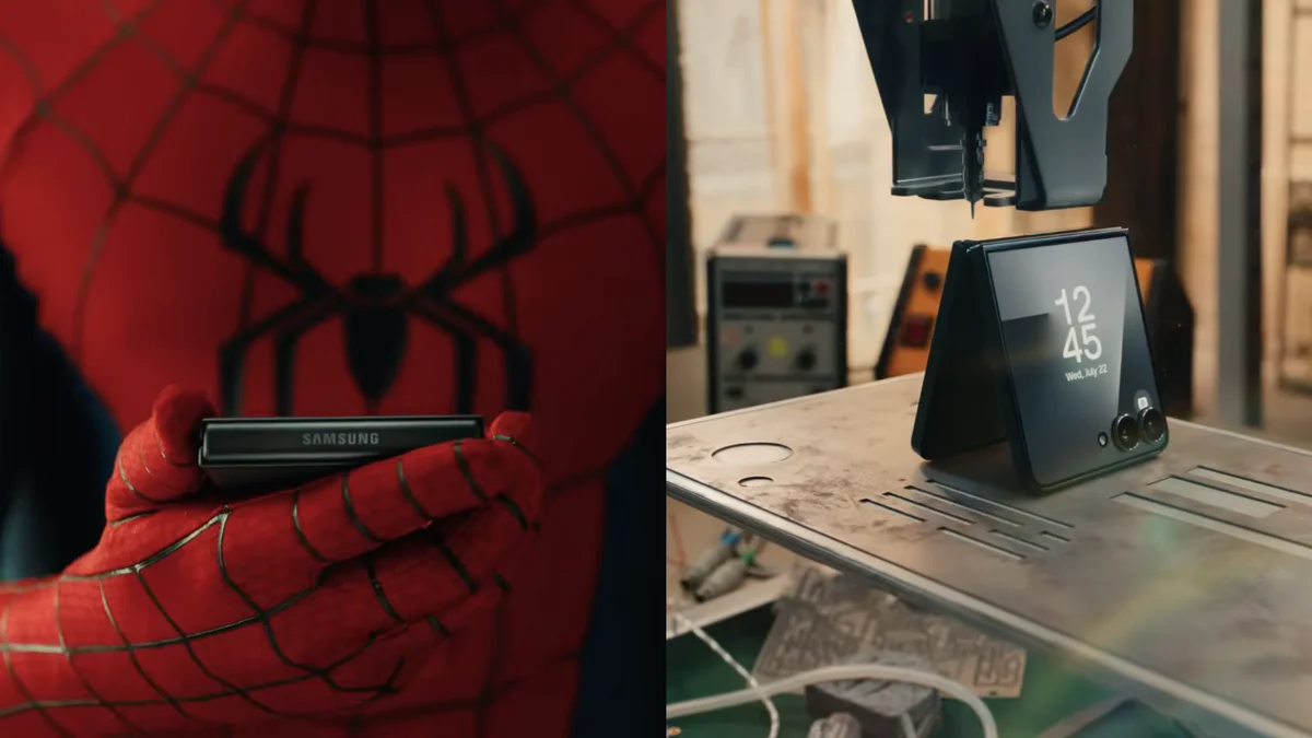 Homem Aranha agora usa "celular misterioso" da Samsung; assista ao vídeo