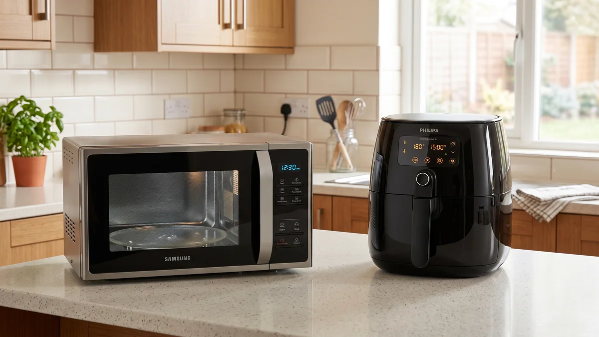 Air fryer ou micro-ondas: qual consome menos energia?