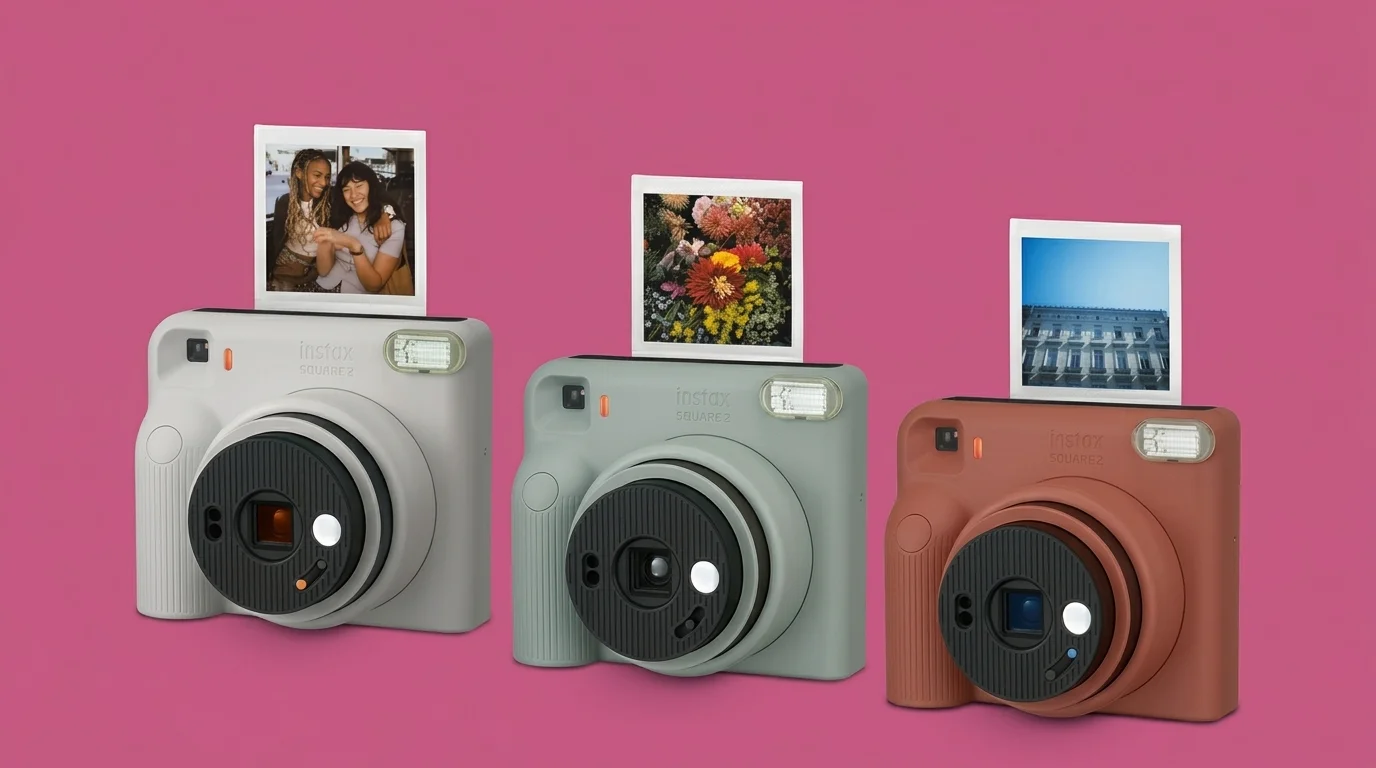 Nova Instax de “foto grande” deixa câmera instantânea ainda mais vintage