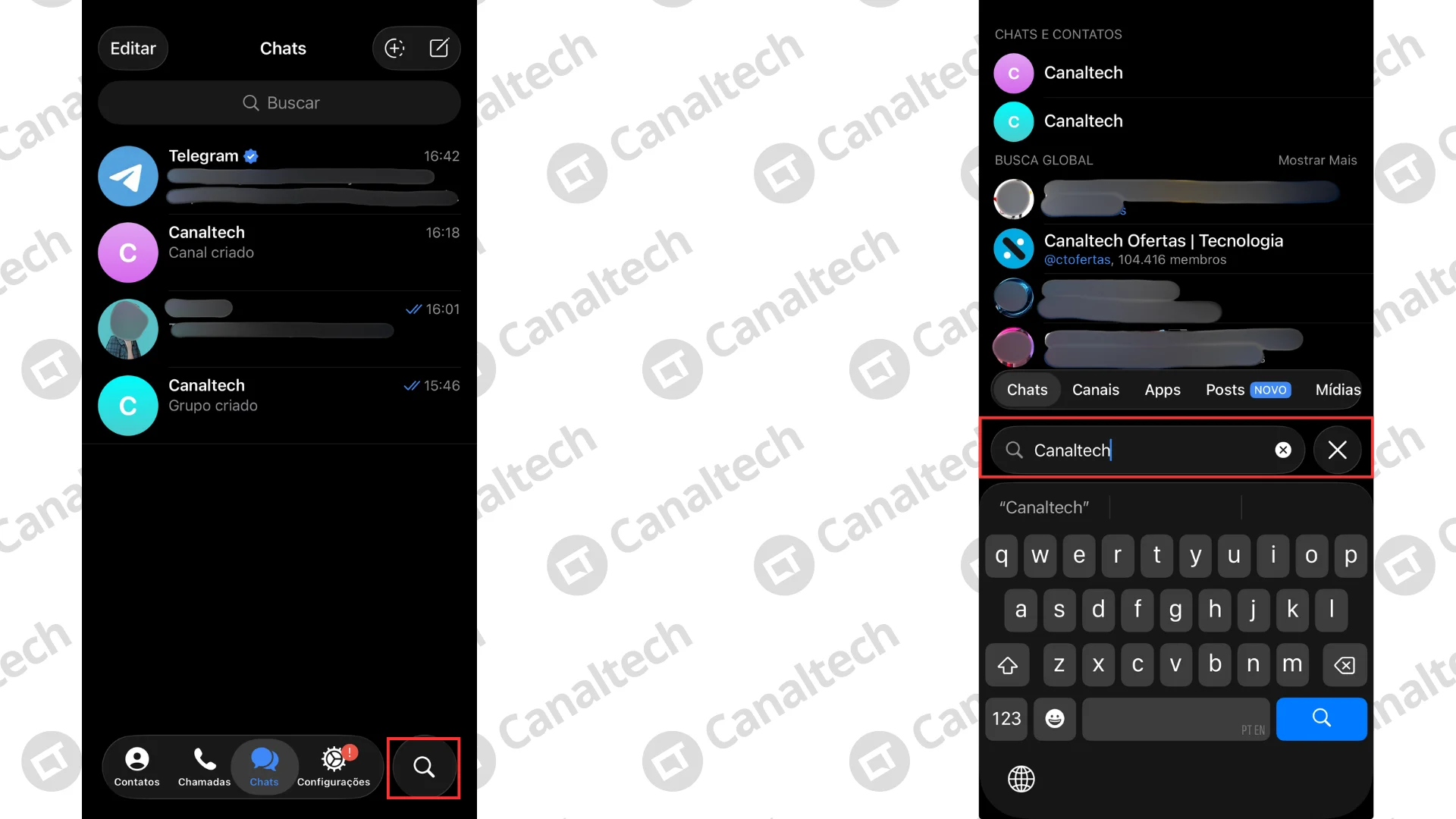 Como encontrar grupos e canais no Telegram
