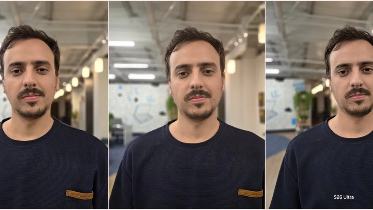 Comparativo de câmeras - Galaxy S26, Galaxy S26 Plus e Galaxy S26 Ultra