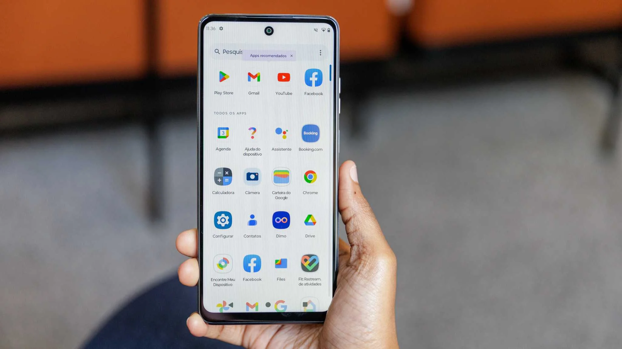 Moto G24 Tela de Apps