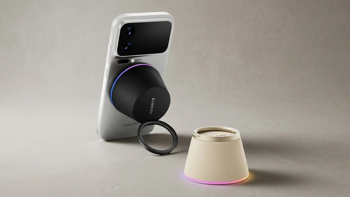 Nova caixa de som da Xiaomi gruda na traseira do celular com "MagSafe"