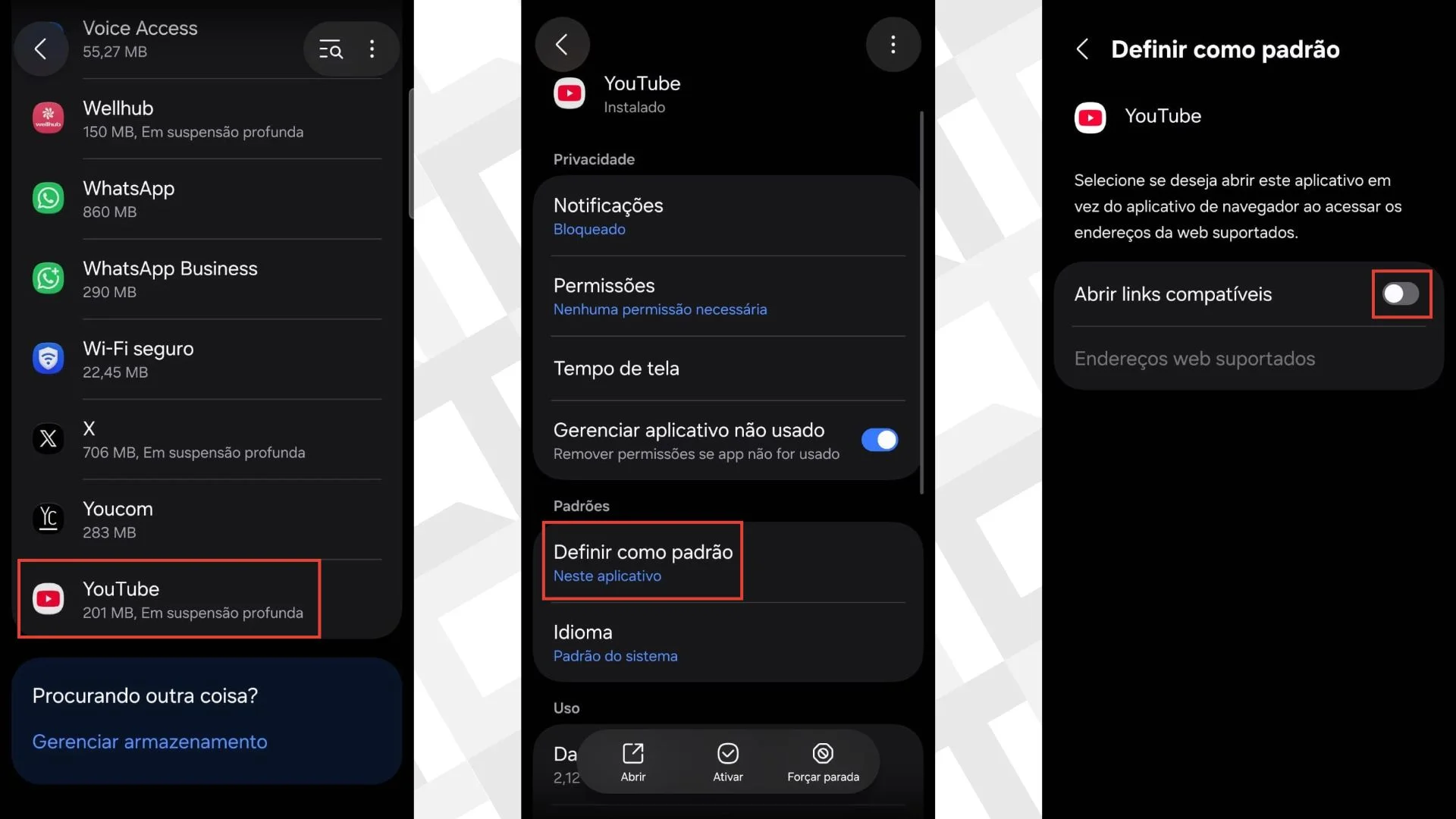 Abrir o Youtube pelo navegador Brave