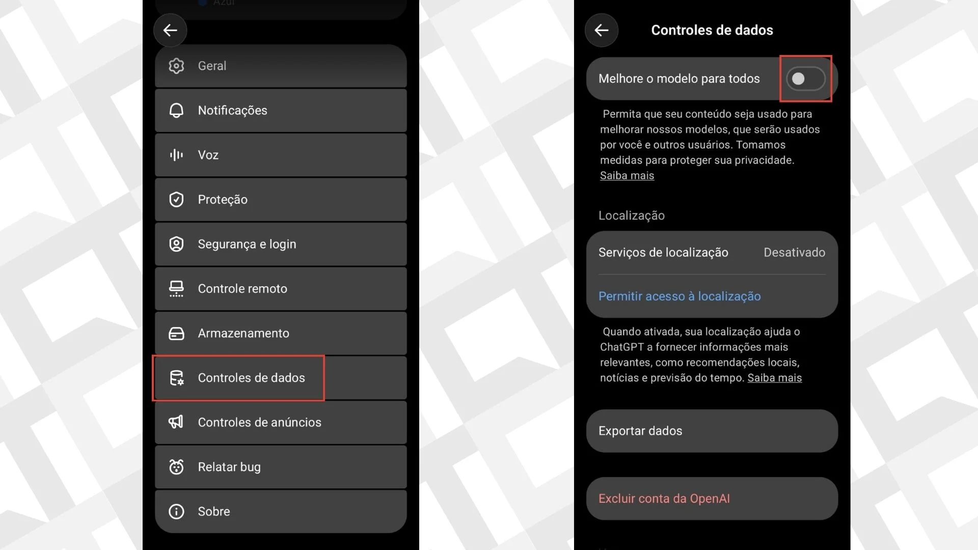 Treinar modelos de IA - ChatGPT