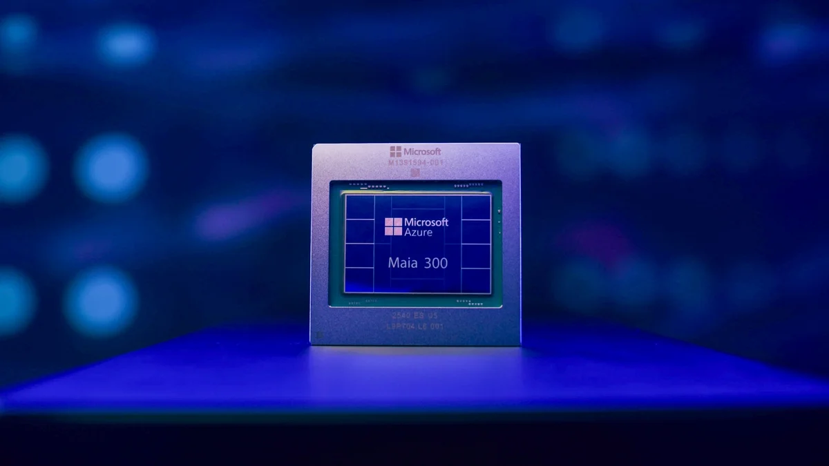 Maia 300: novo chip da Microsoft promete mais IA sem gastar mais energia
