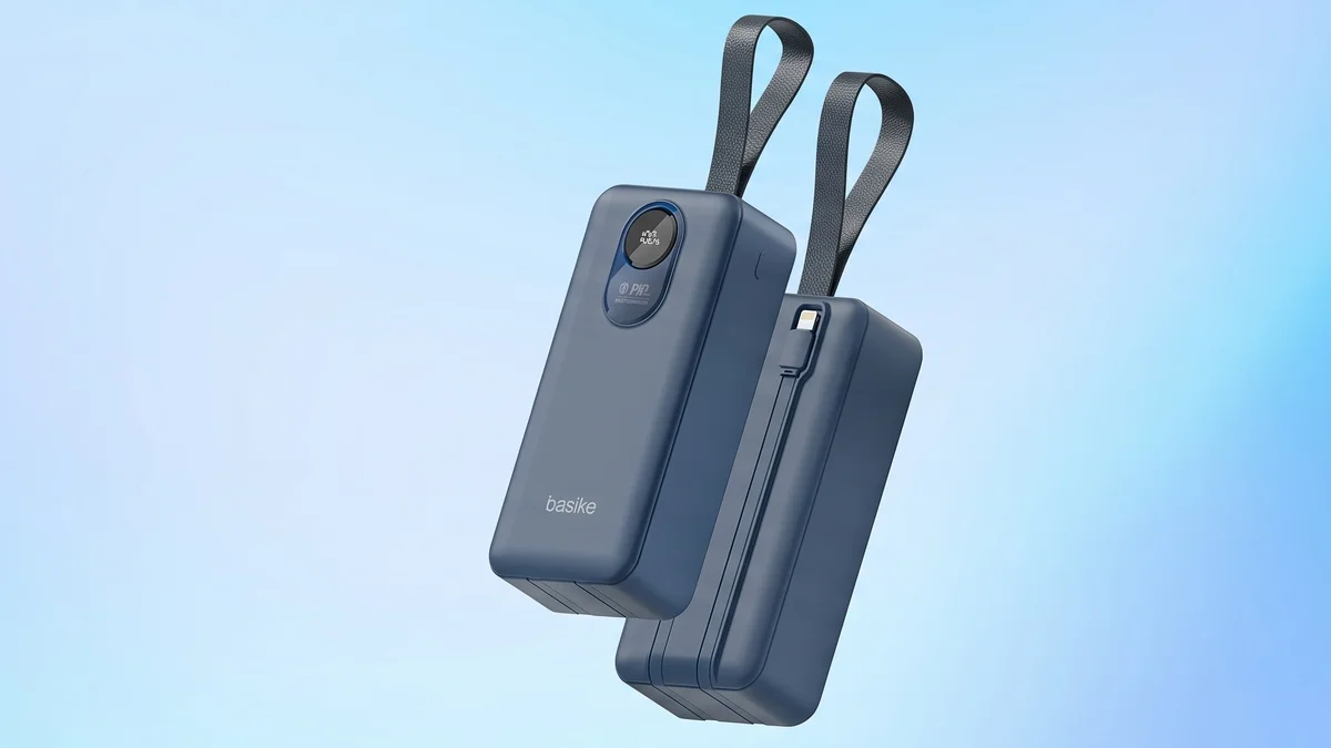 Bateria portátil que carrega iPhone 17 Pro sete vezes aparece com preço no chão