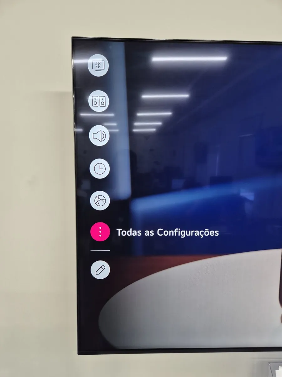 Configurações TV LG
