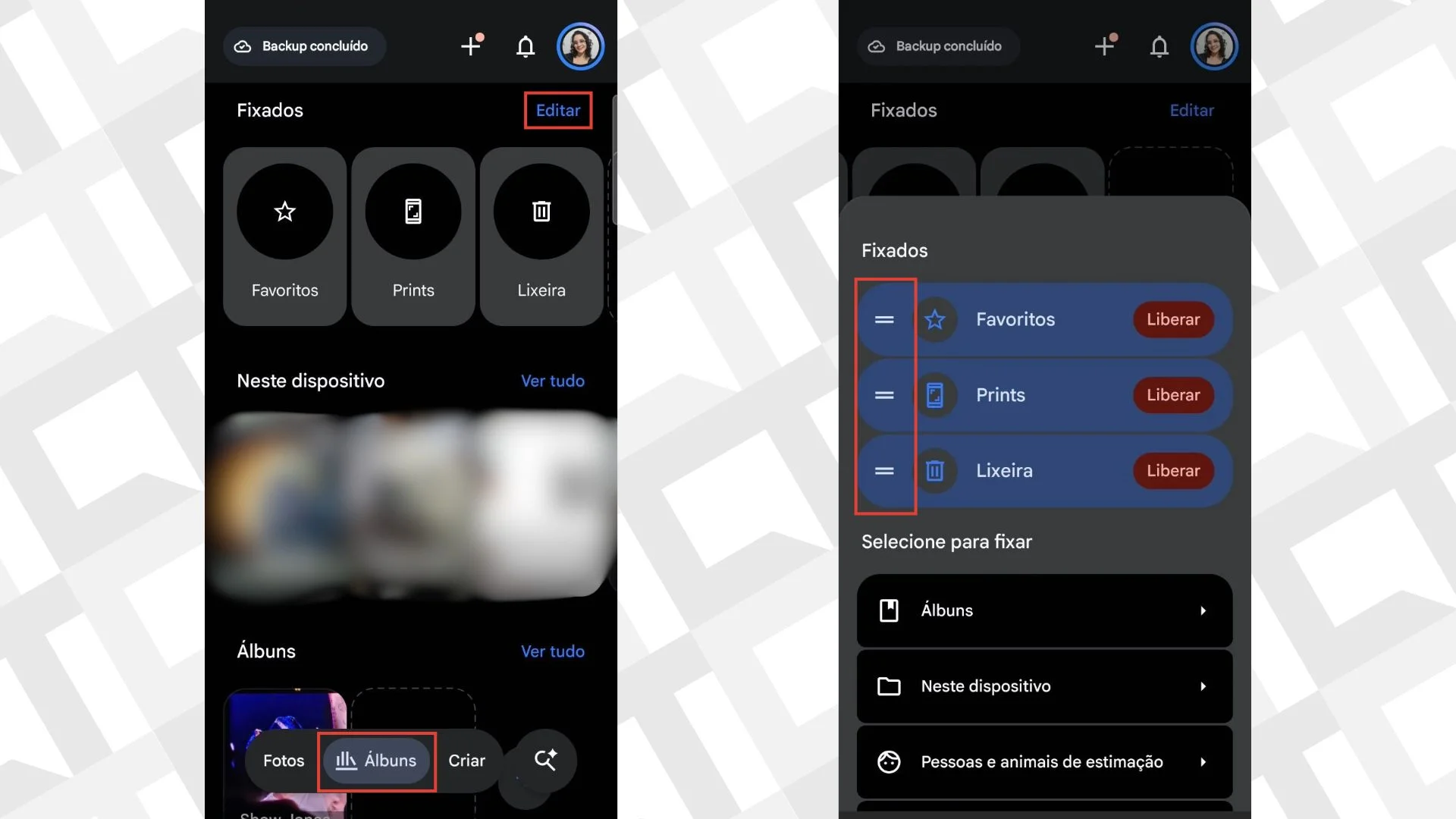 Google Fotos atualiza interface com visual redesenhado e personalização de álbuns