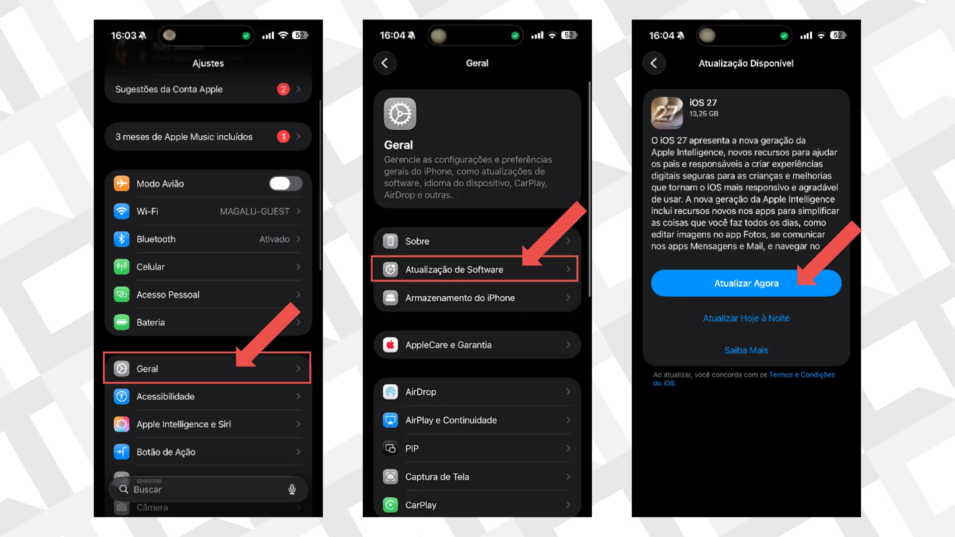 iOS 27 é liberado para todos: veja como atualizar seu iPhone e ativar a nova Siri AI