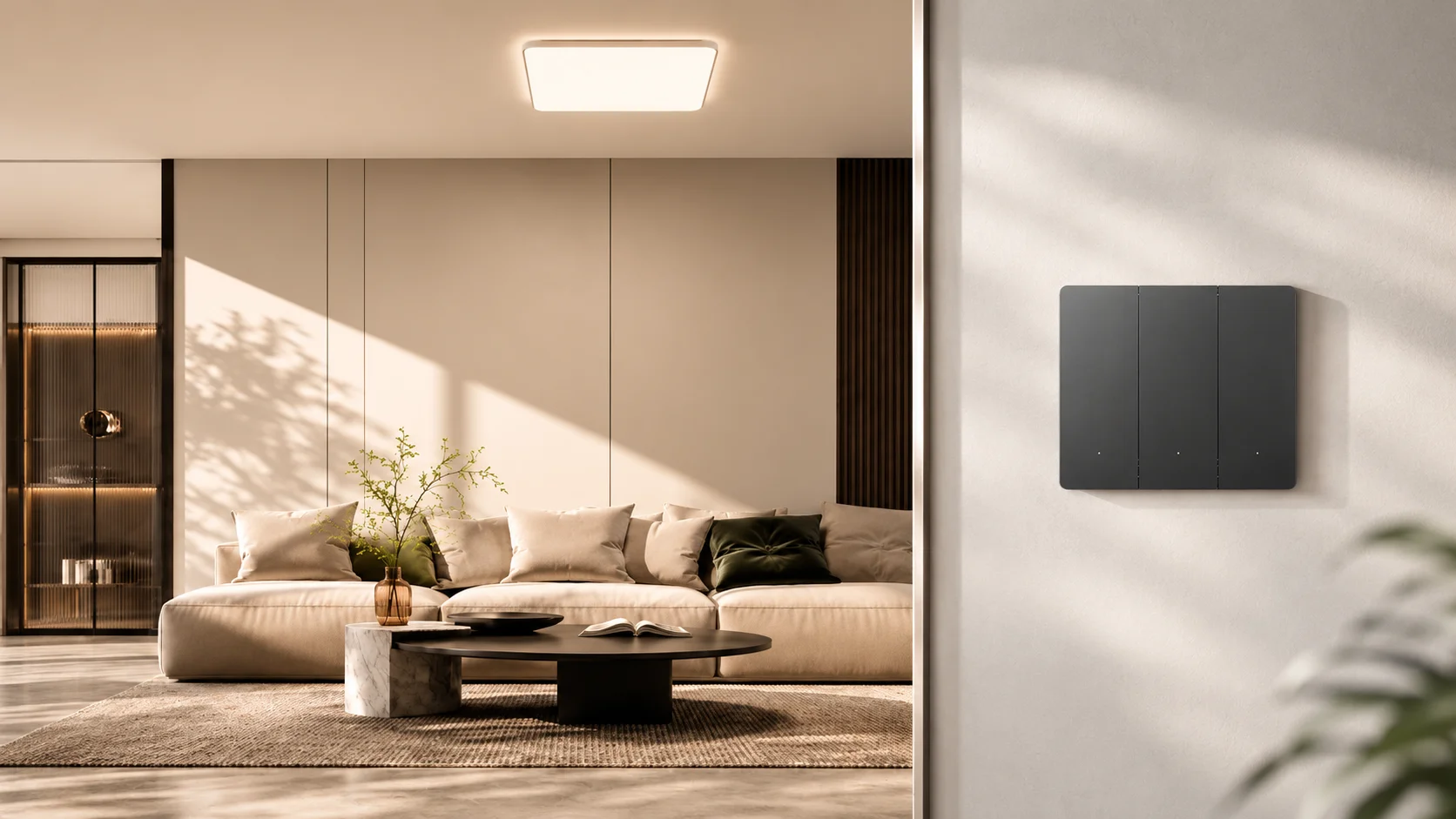 Xiaomi lança interruptor de vidro que deixa até lâmpada comum inteligente