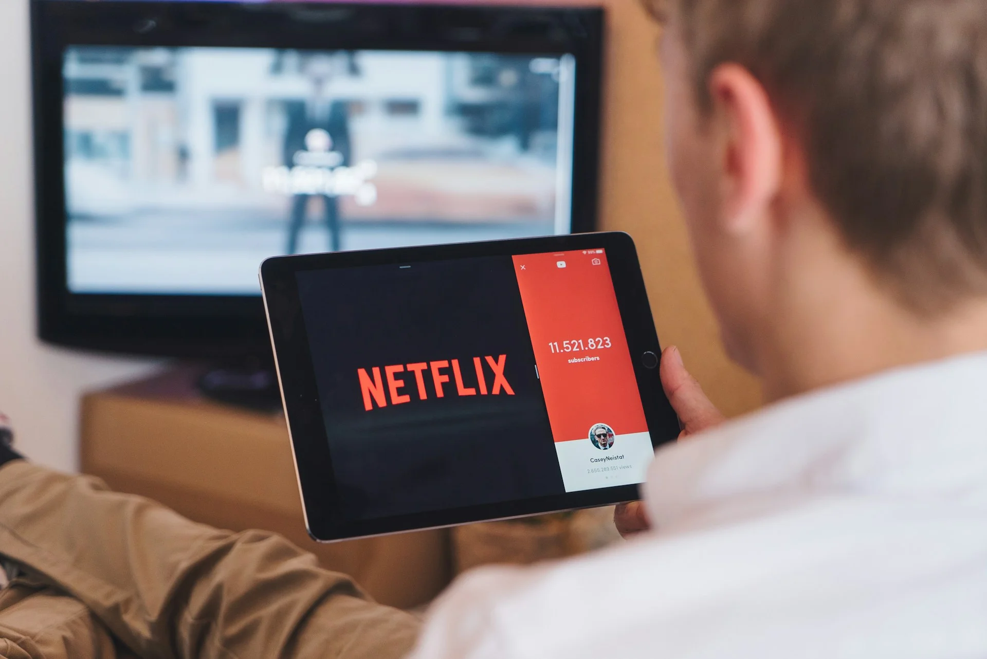 Netflix no tablet