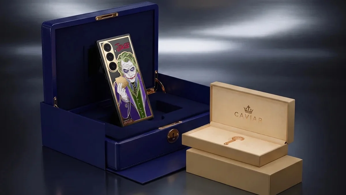O que muda: Celular Samsung de ouro do Coringa e Poderoso Chefão aparece por R$ 63.500