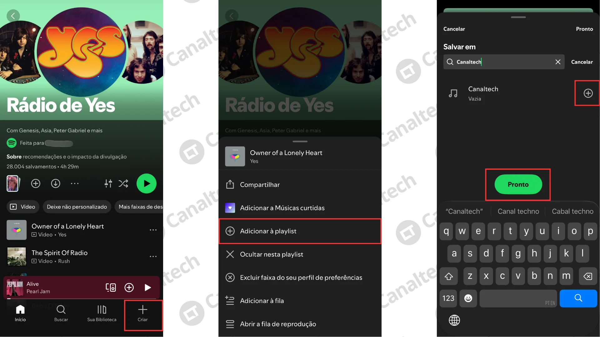 Como adicionar músicas em playlists do Spotify