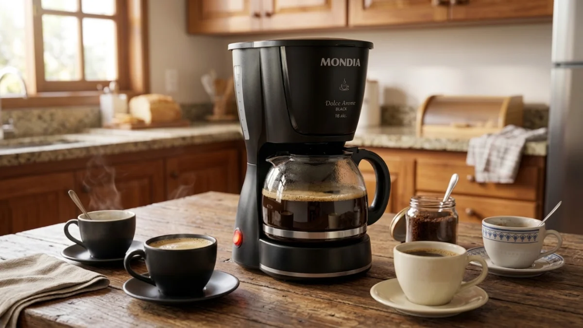 Cafeteira El&eacute;trica Dolce Arome Mondial Preto