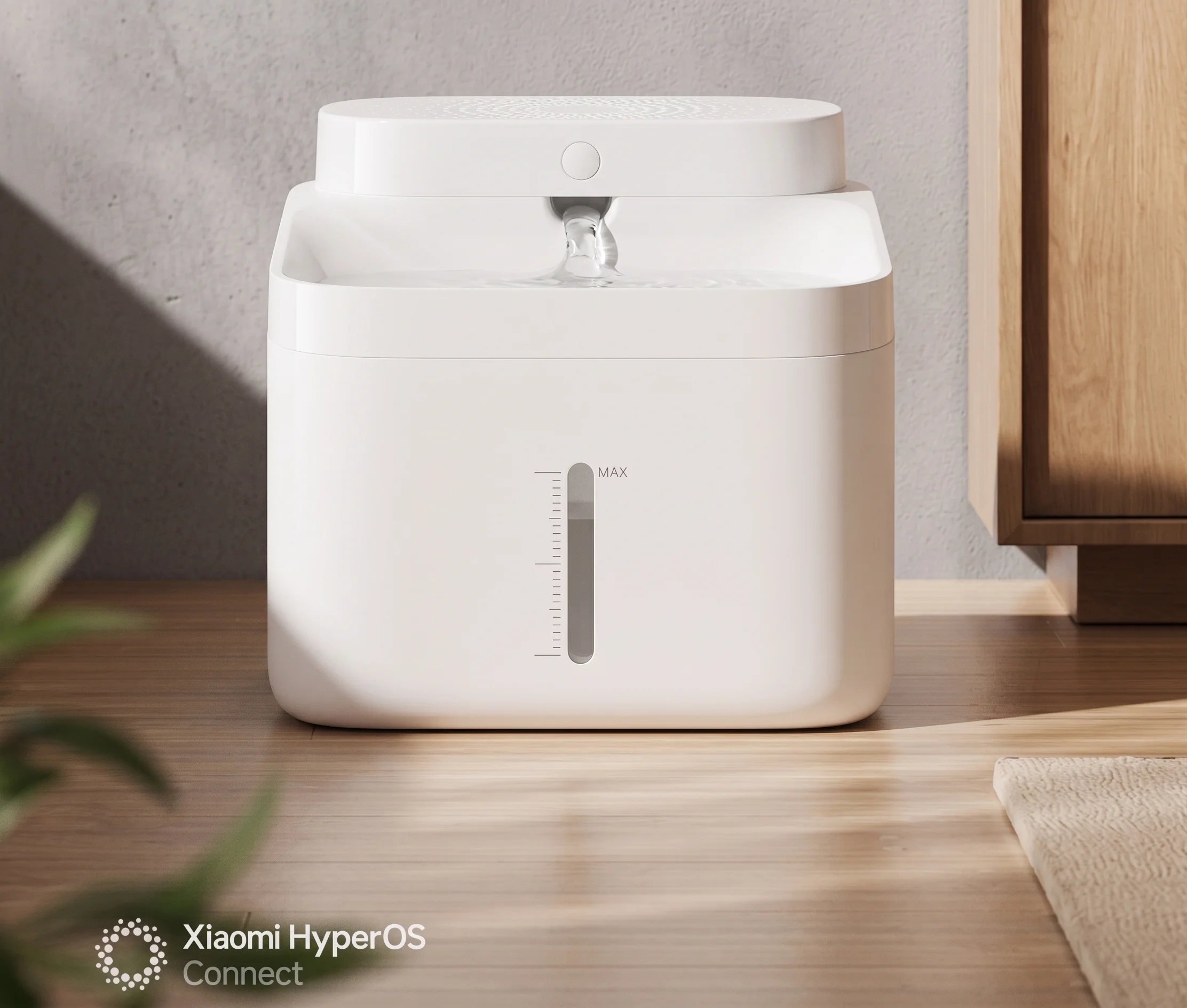 Fonte para gatos da Xiaomi esteriliza água com luz UV e tem bateria para 90 dias