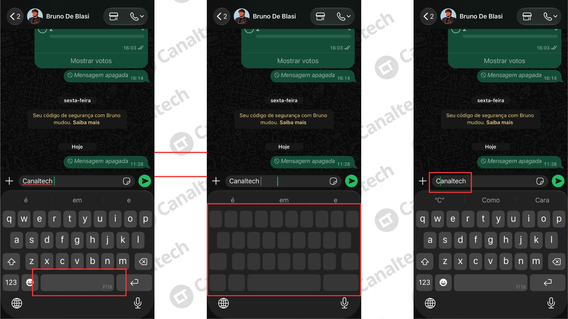 Como mover o cursor do teclado