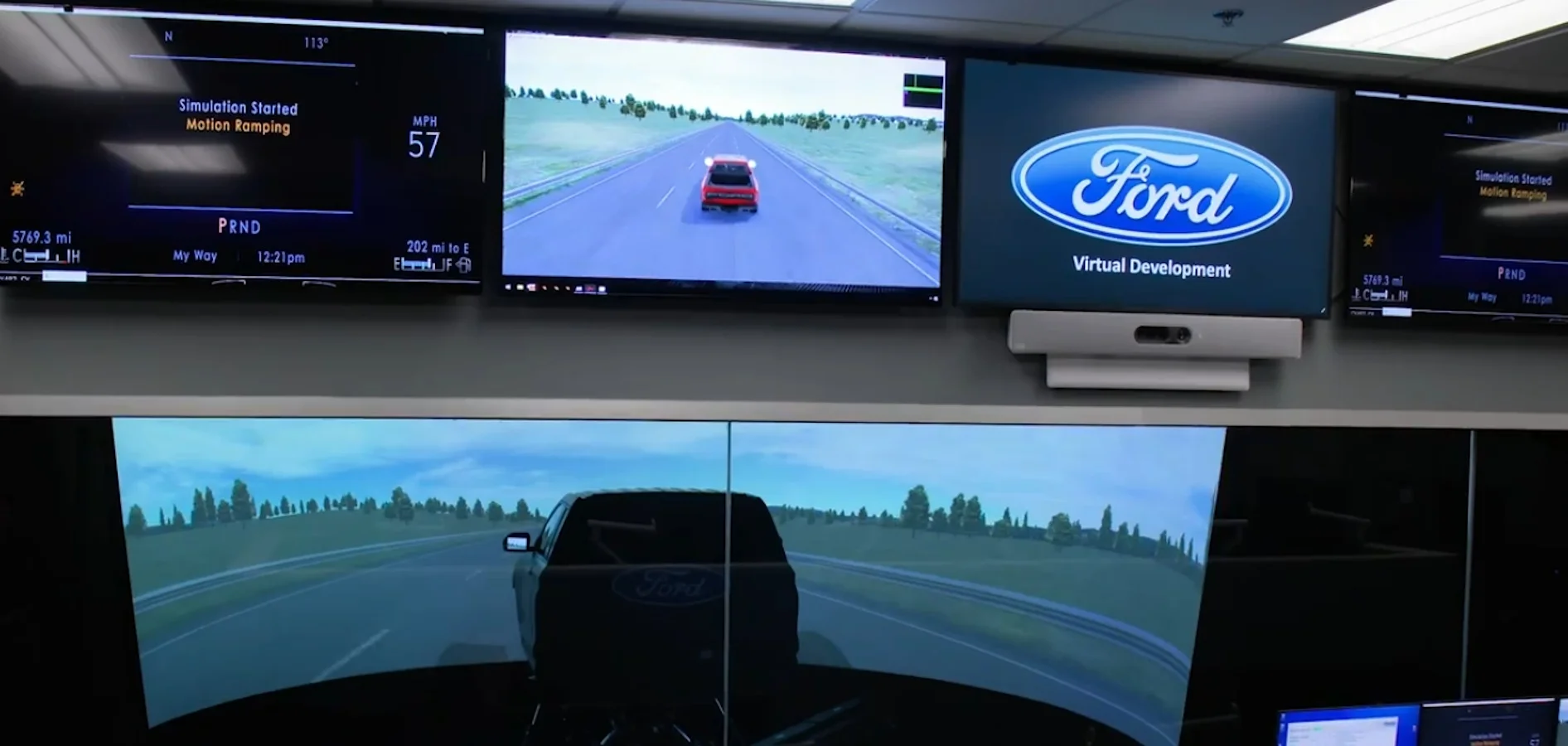 Conheça o simulador da Ford que usa tecnologia para recriar qualquer estrada