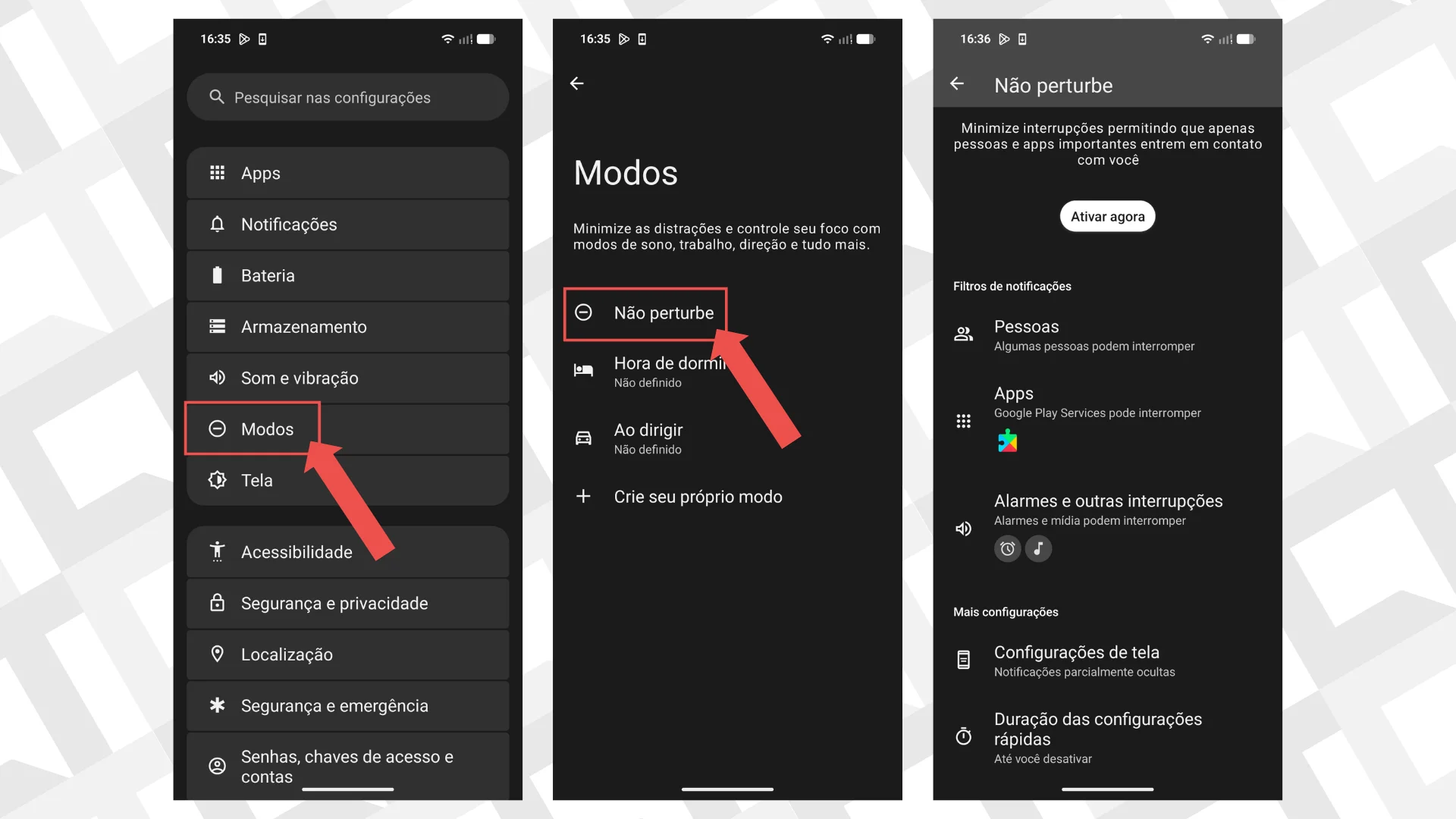 modos android