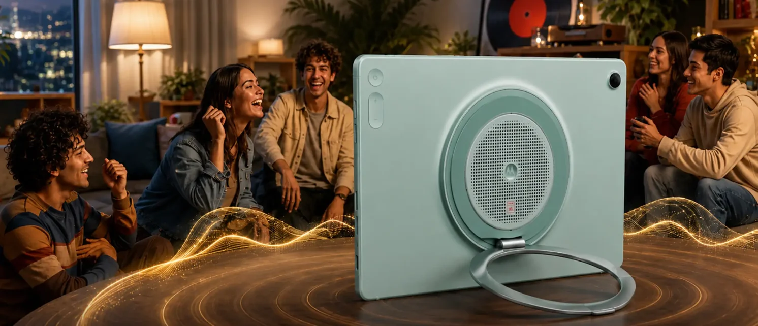Novo tablet da Motorola com "JBL embutida" tem detalhes revelados pela marca