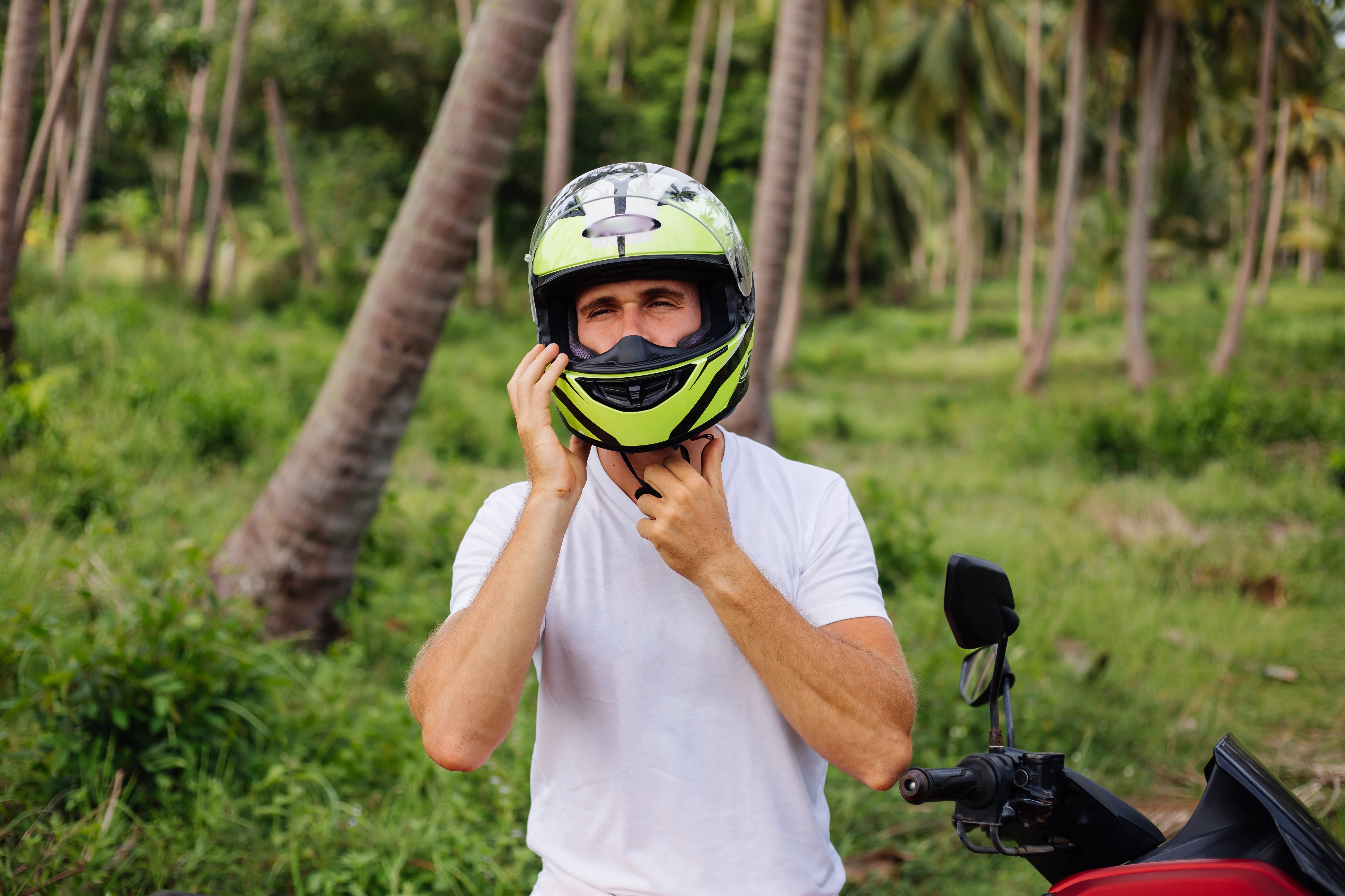 Moto capacete fone