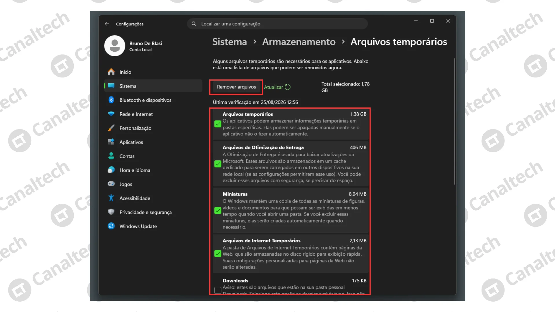 Como limpar arquivos temporários no Windows 11