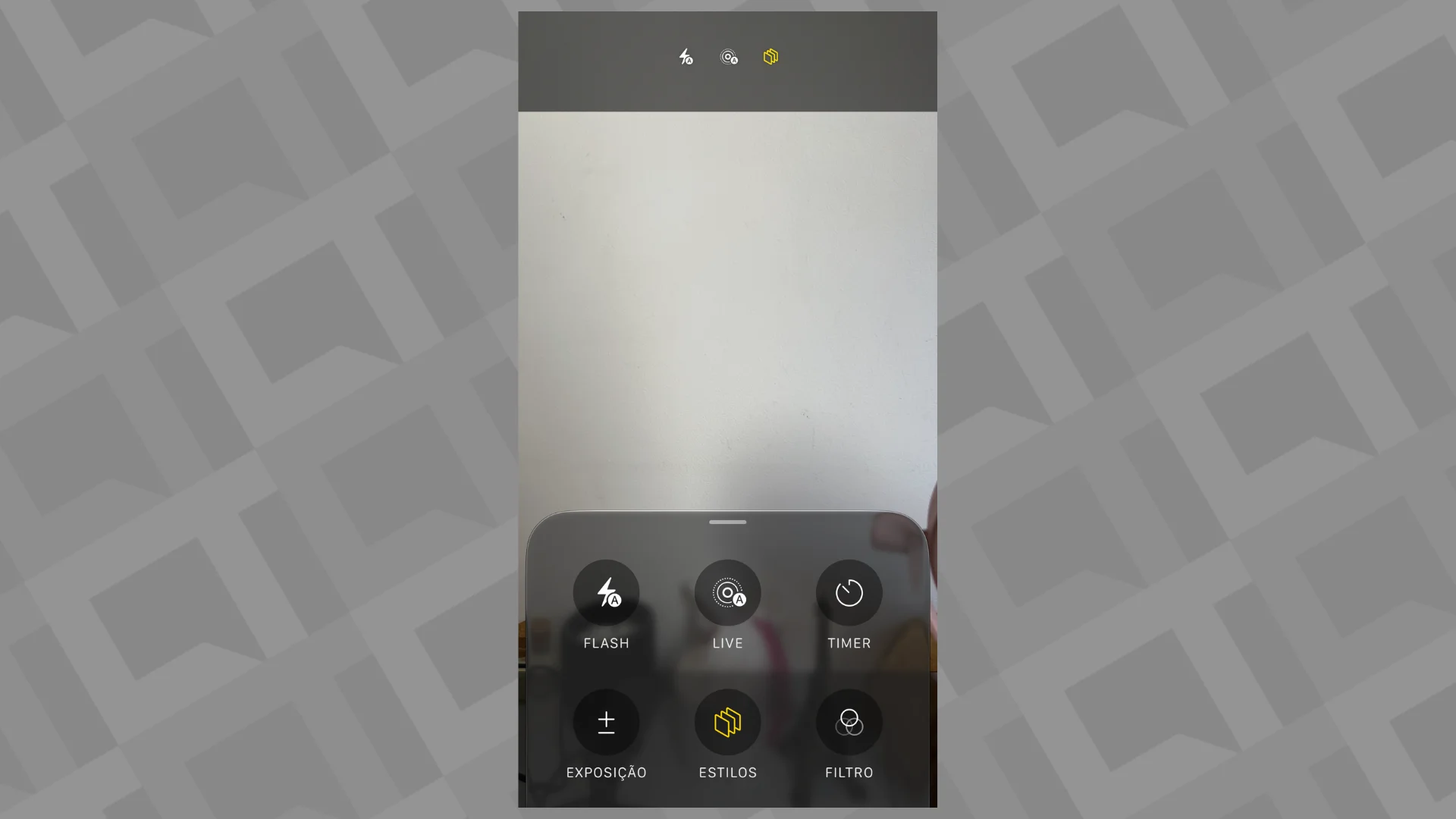 iOS 27 menu c&acirc;mera