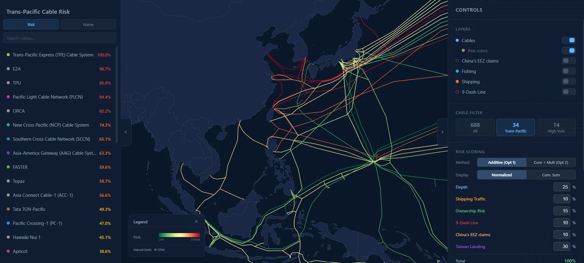 Mapa interativo USCC