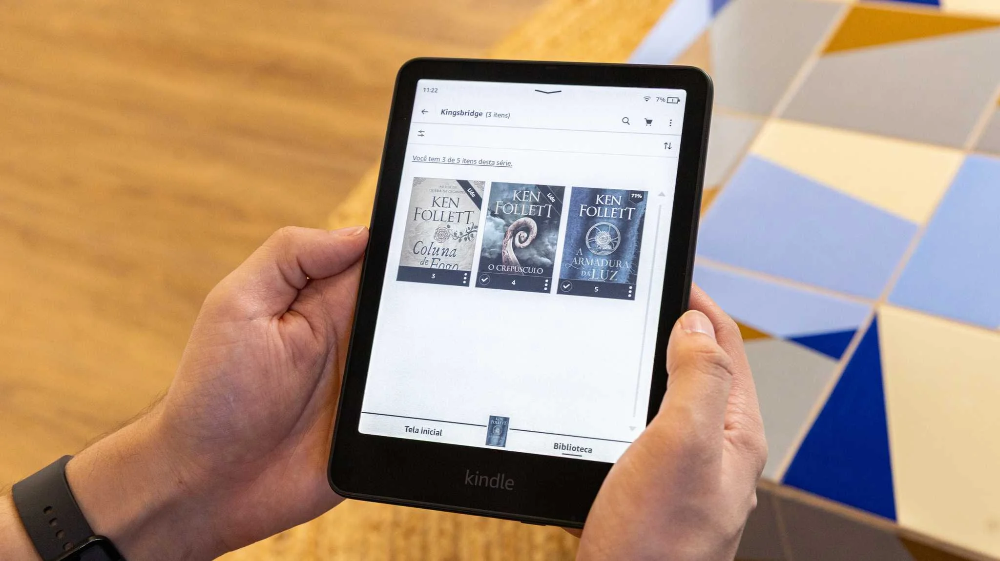 Aamazon Kindle Colorsoft Blibioteca