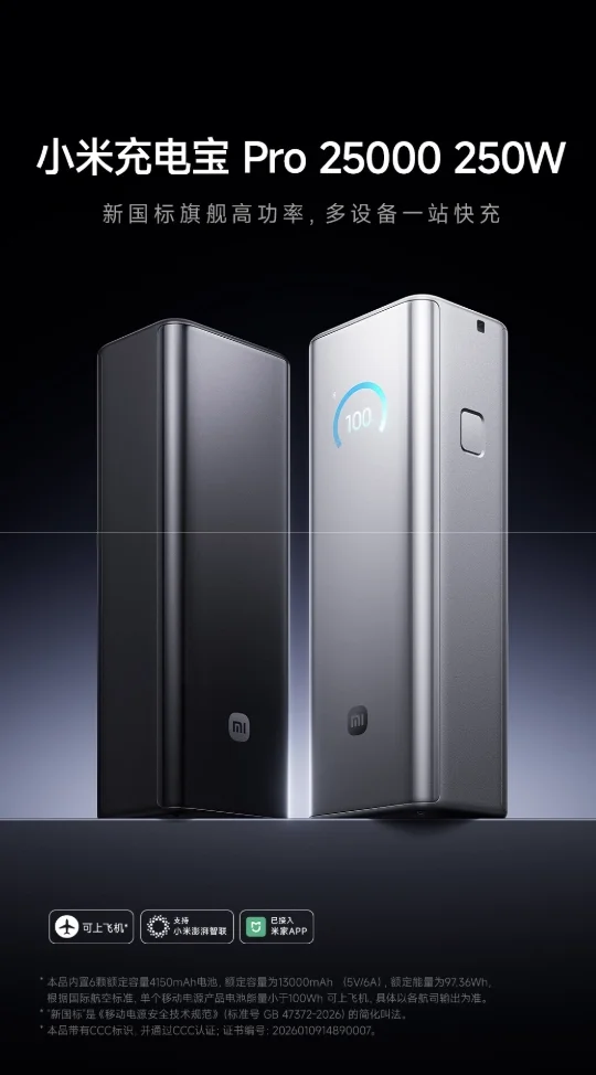 Powerbank gigante da Xiaomi recarrega iPhone até 6 vezes; veja preço