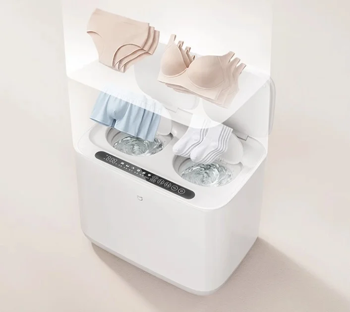 Xiaomi começa a vender mini máquina que lava roupa íntima a até 95 °C
