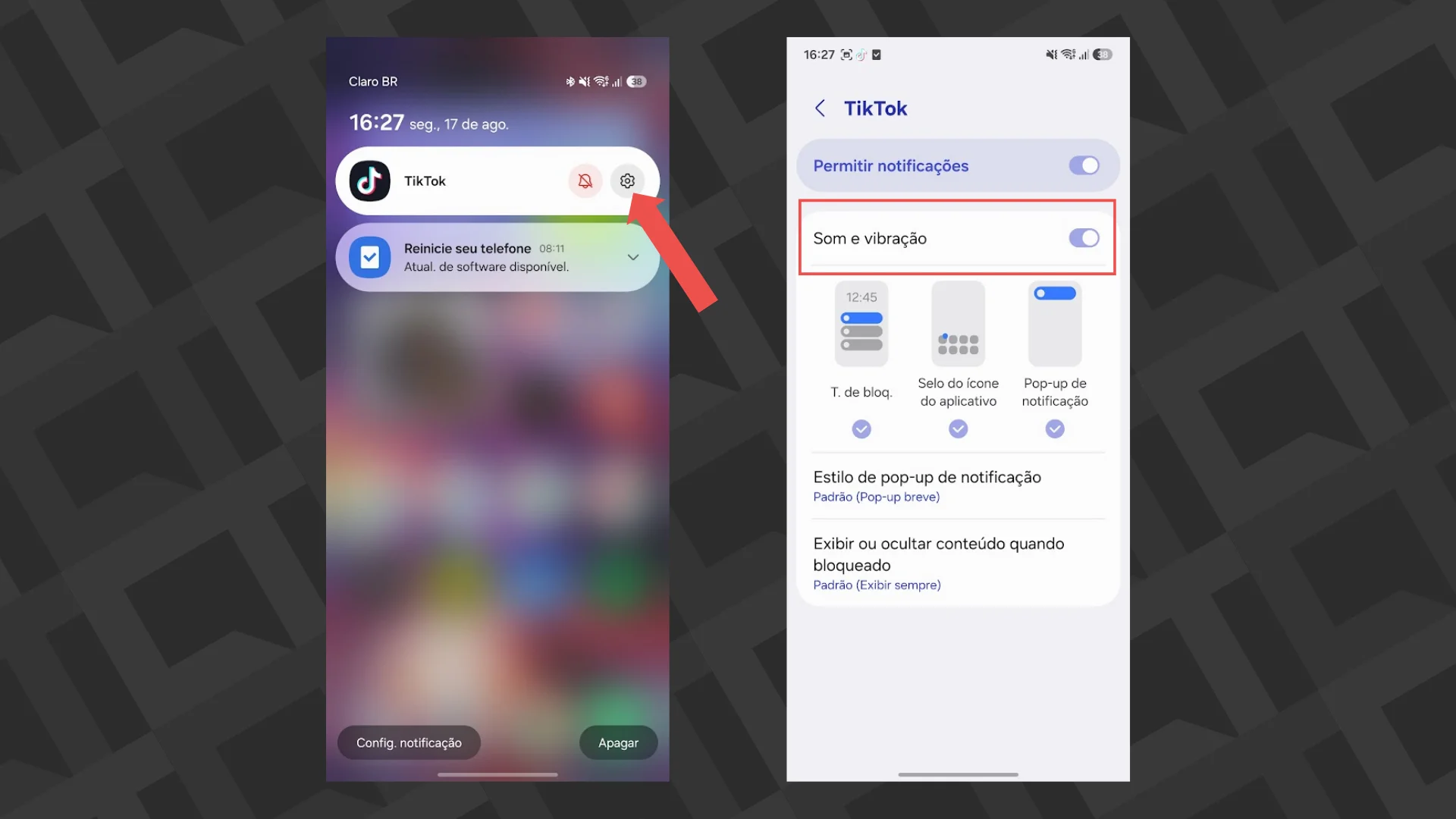 notifica&ccedil;&otilde;es galaxy