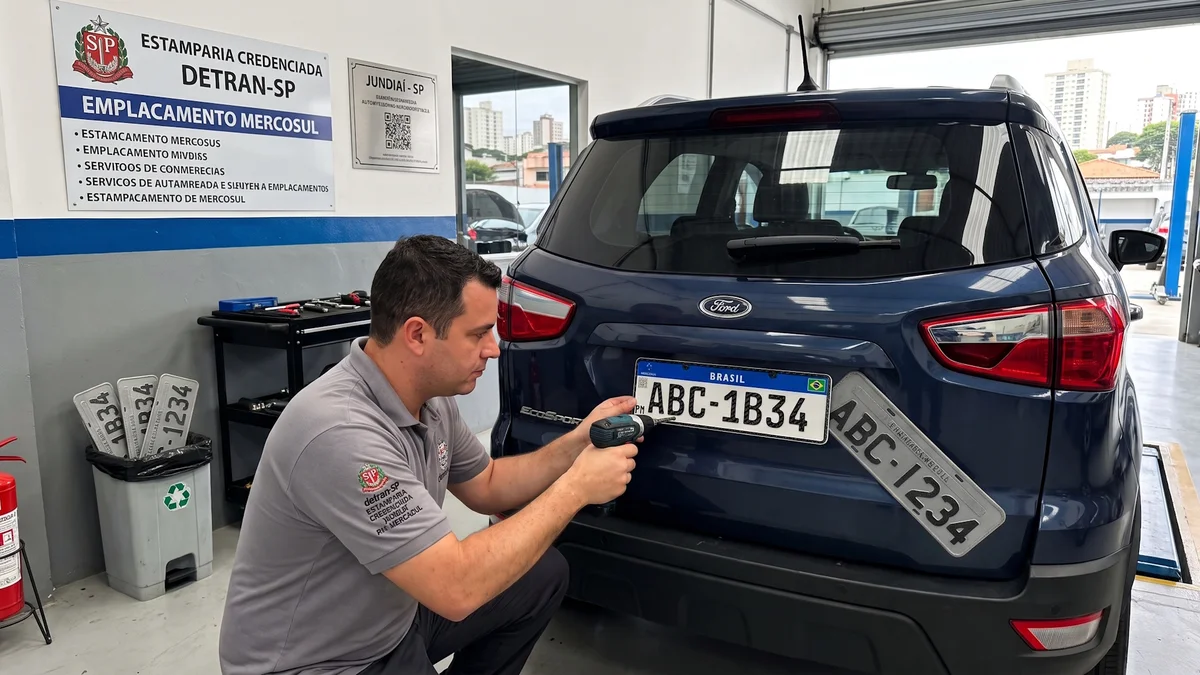 Qual o preço para trocar a placa cinza do carro pela padrão Mercosul?