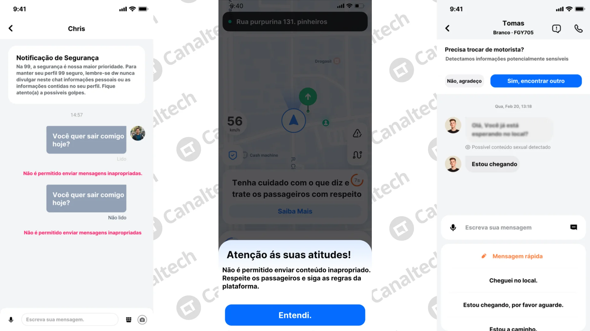 Por que importa: 99 vai cancelar corridas ao identificar mensagens de assédio no chat