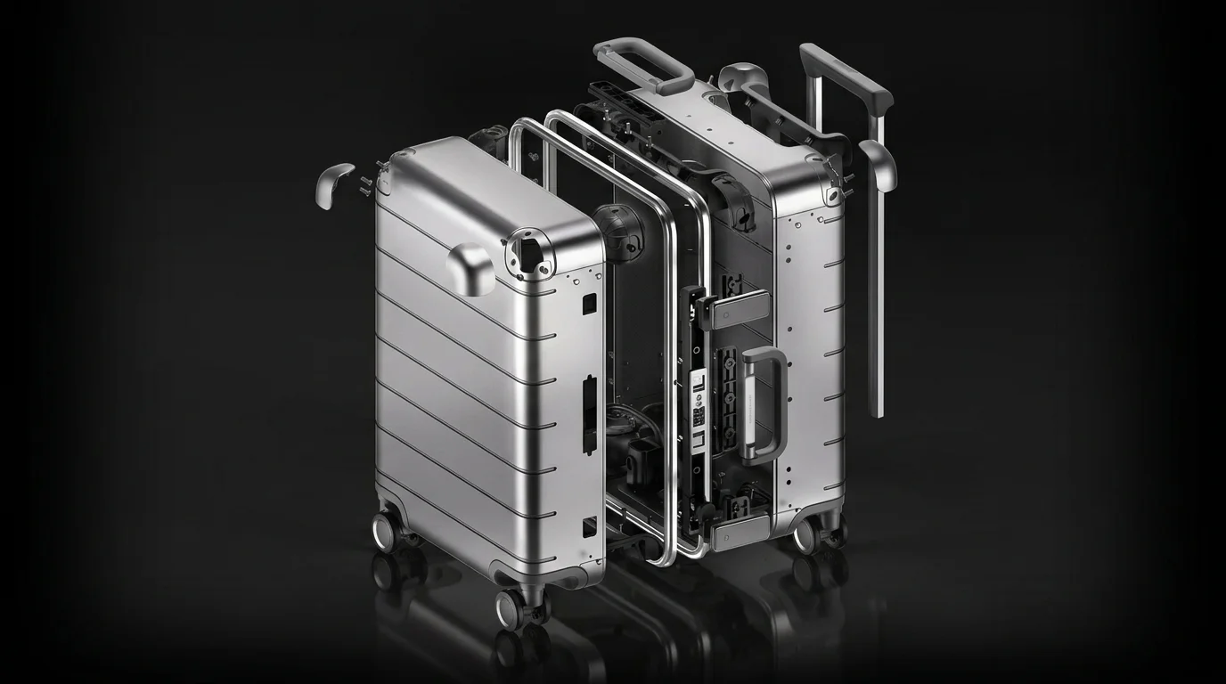 Xiaomi lança mala de metal "estilo Rimowa", mas com suspensão nas rodas