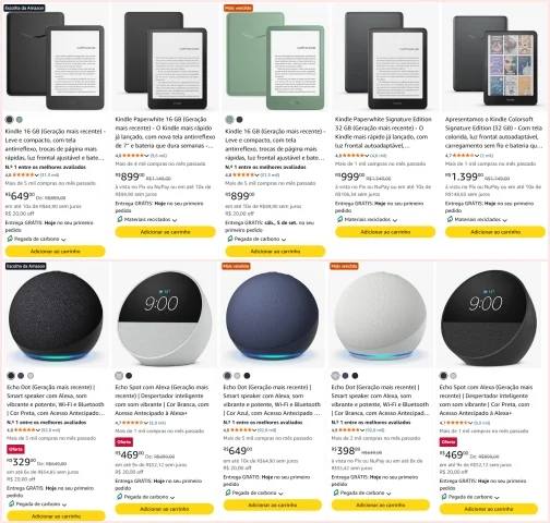 Kindle dispara de preço no Brasil; Amazon revela o que causou aumento de 50%