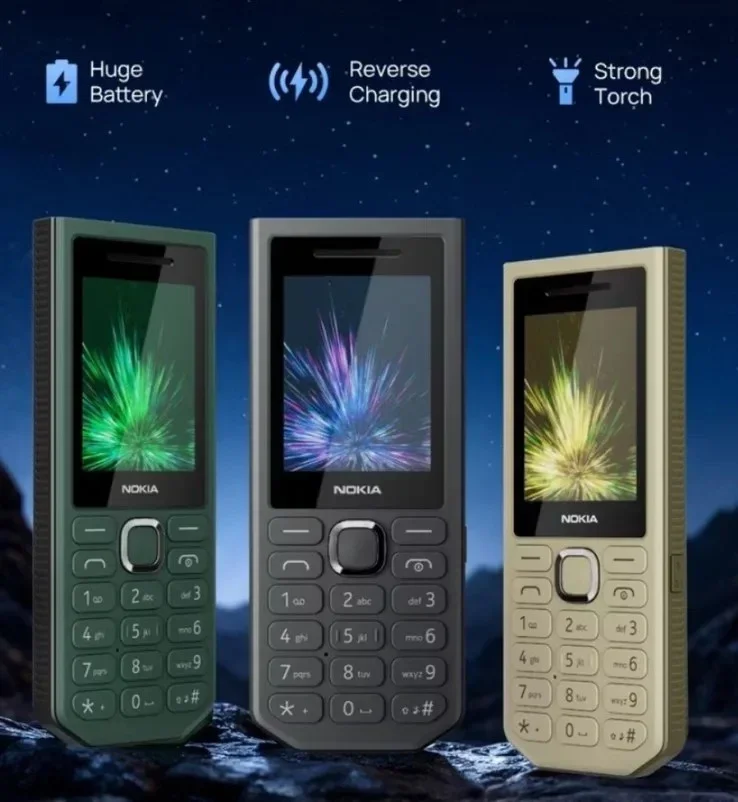 Nokia está de volta: novo celular básico tem bateria que serve como power bank