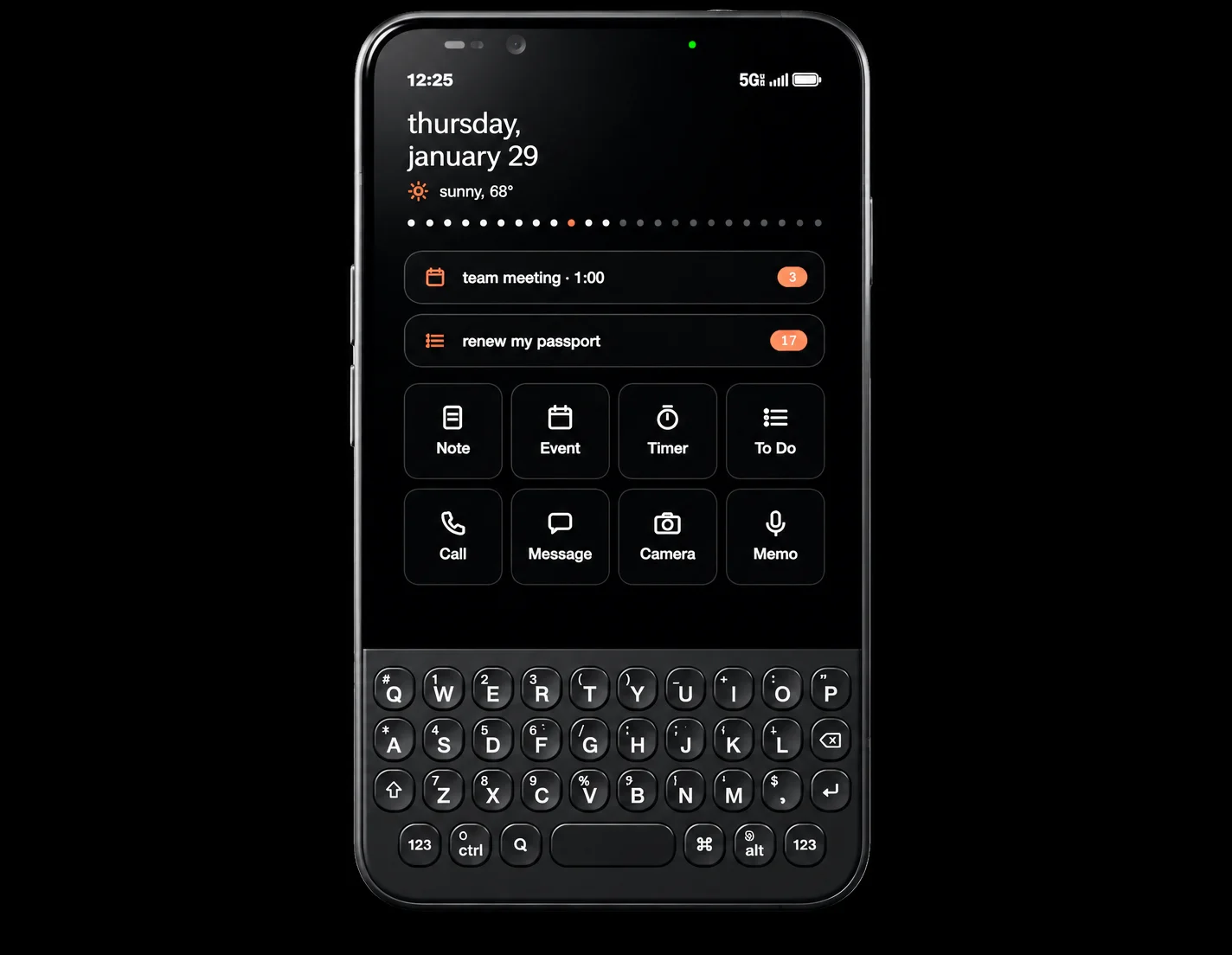 De volta aos anos 2000: novo celular resgata teclado físico e visual retrô