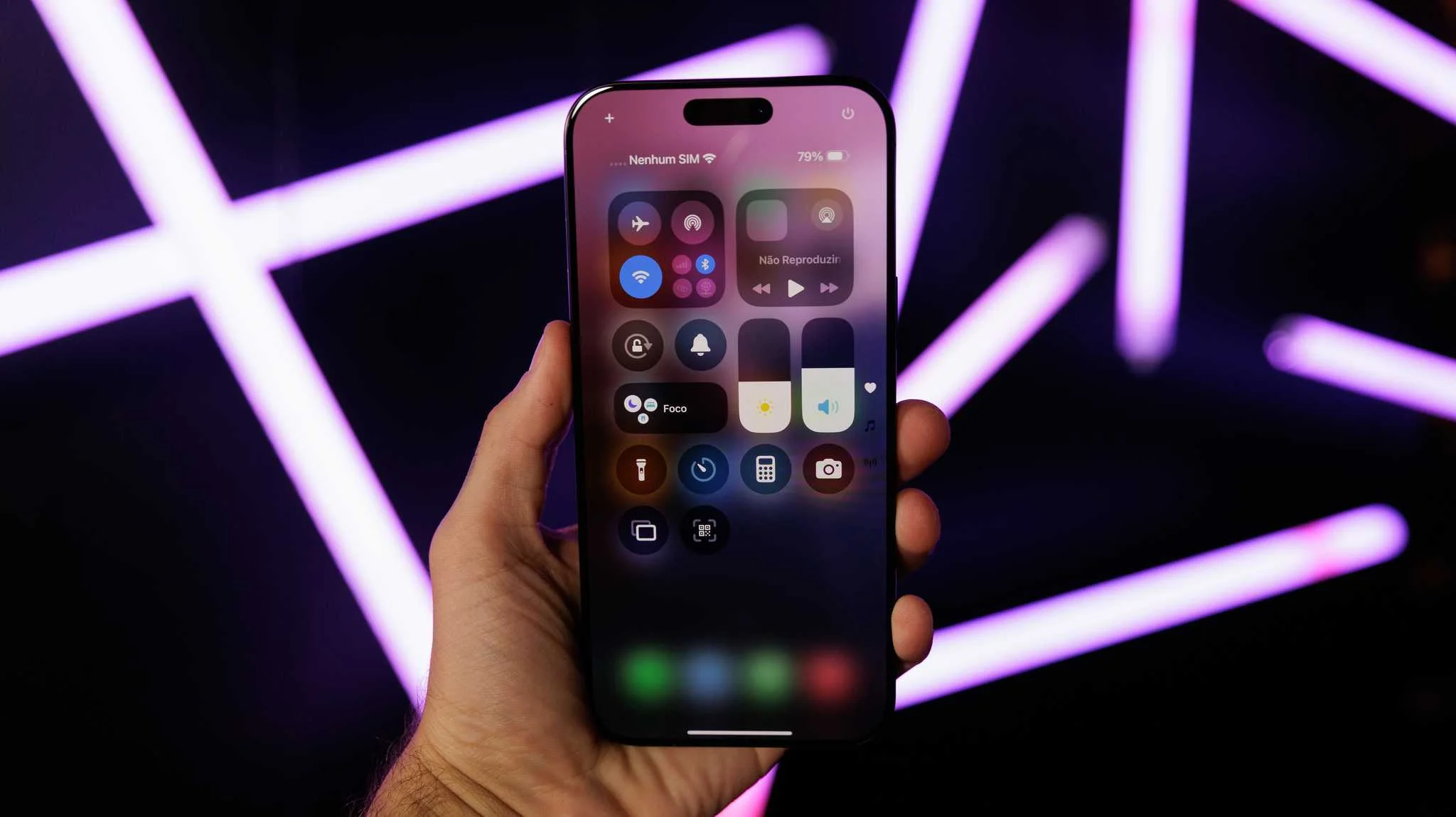 iPhone 16 Pro Max Tela de Configura&ccedil;&otilde;es Rapida