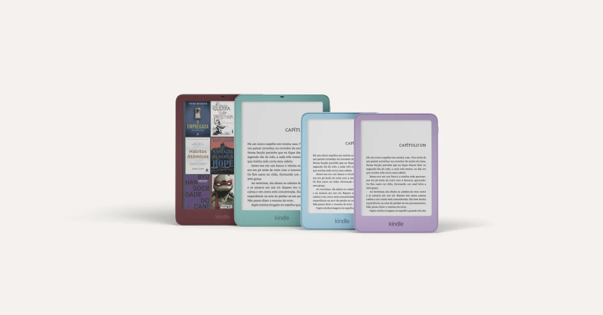 Novo Kindle ganha tela colorida e até controle para virar páginas