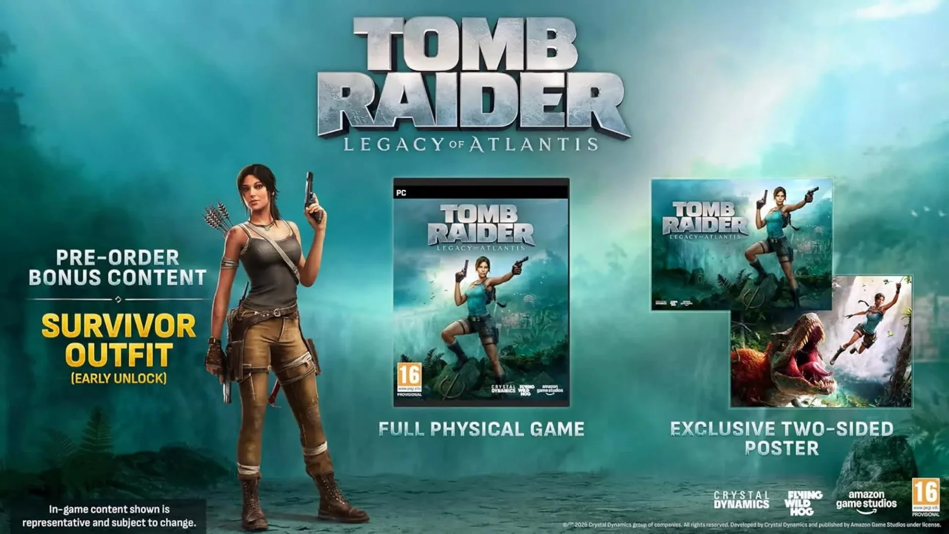 Tomb Raider: Legacy of Atlantis vai ter versão em disco para PCs