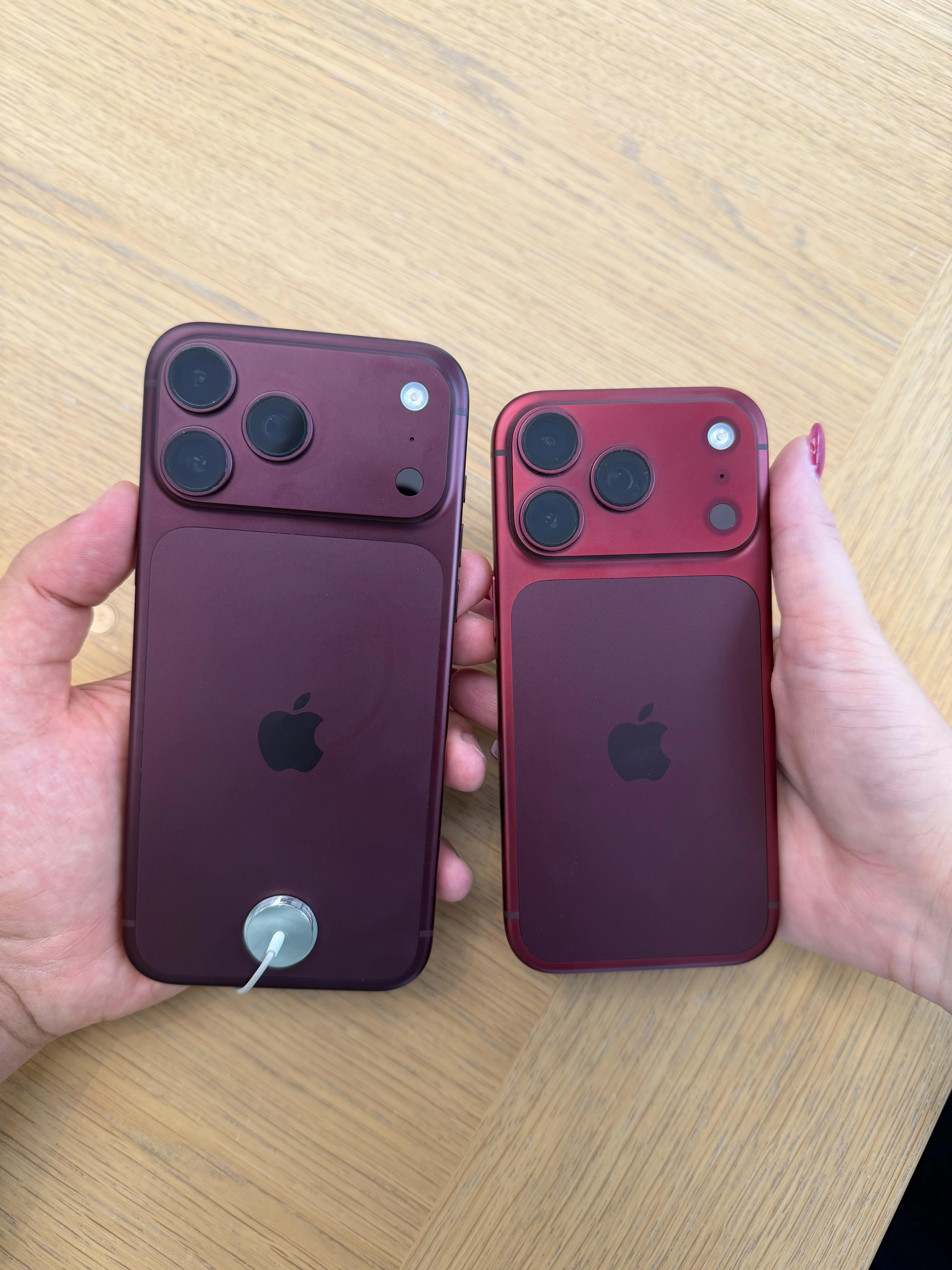Aconteceu de novo? iPhone 18 Pro bordô estaria desbotando; veja fotos