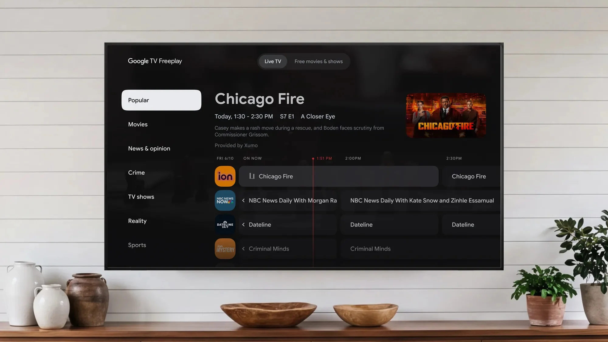 Google TV recebe mais de 10 mil filmes e séries; todos de graça