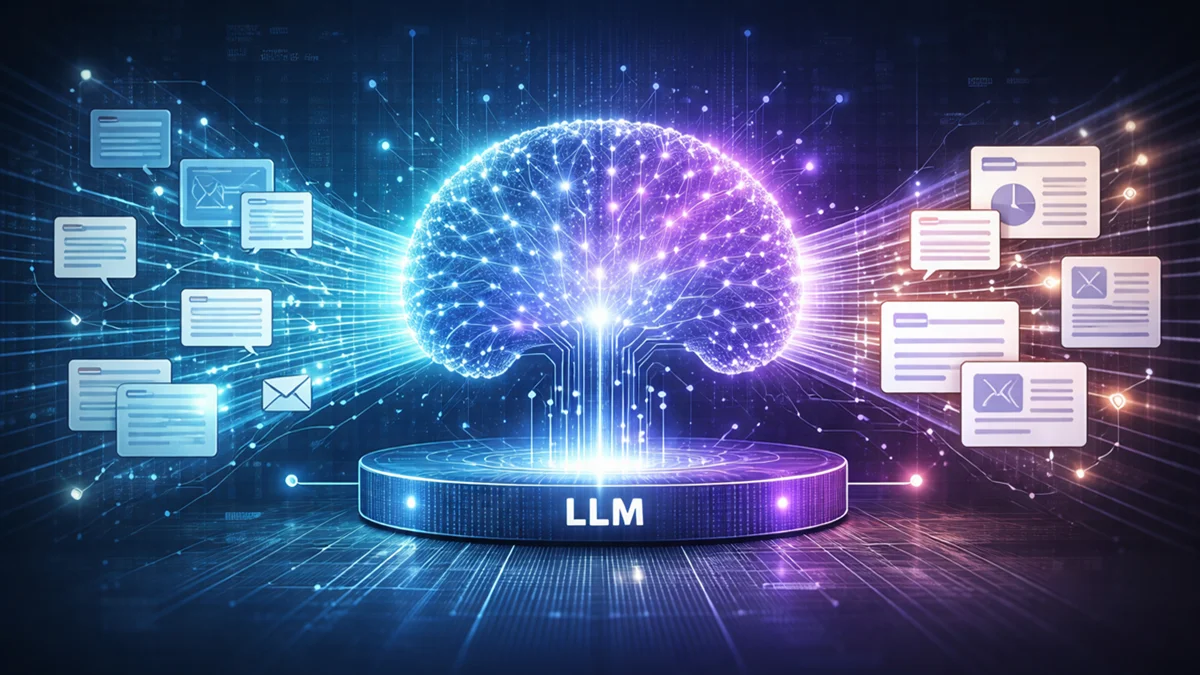 LLM intelig&ecirc;ncia artificial IA