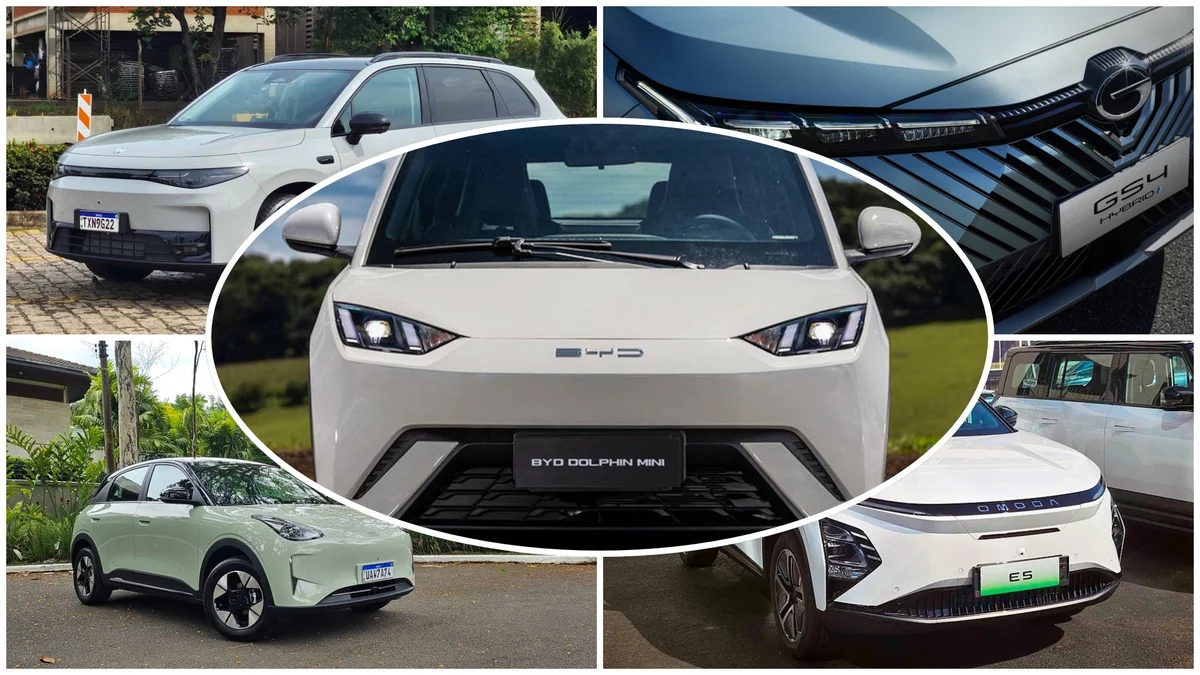 Carros chineses disparam no Brasil em 2026 e superam crescimento do mercado