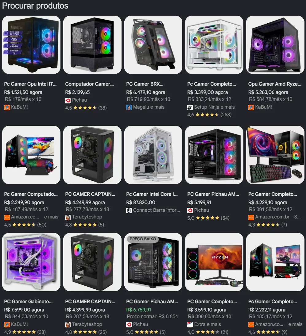 PC pronto ou montado peça por peça: na crise, qual é o melhor custo-benefício?