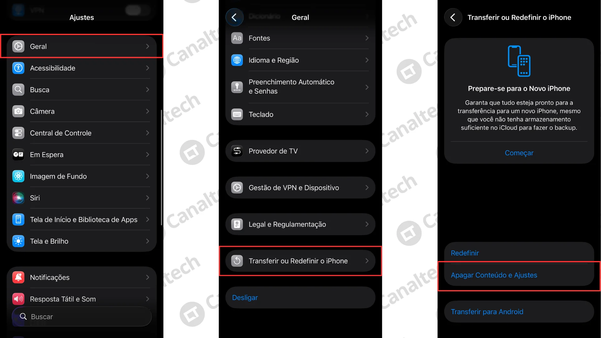 Como formatar um iPhone