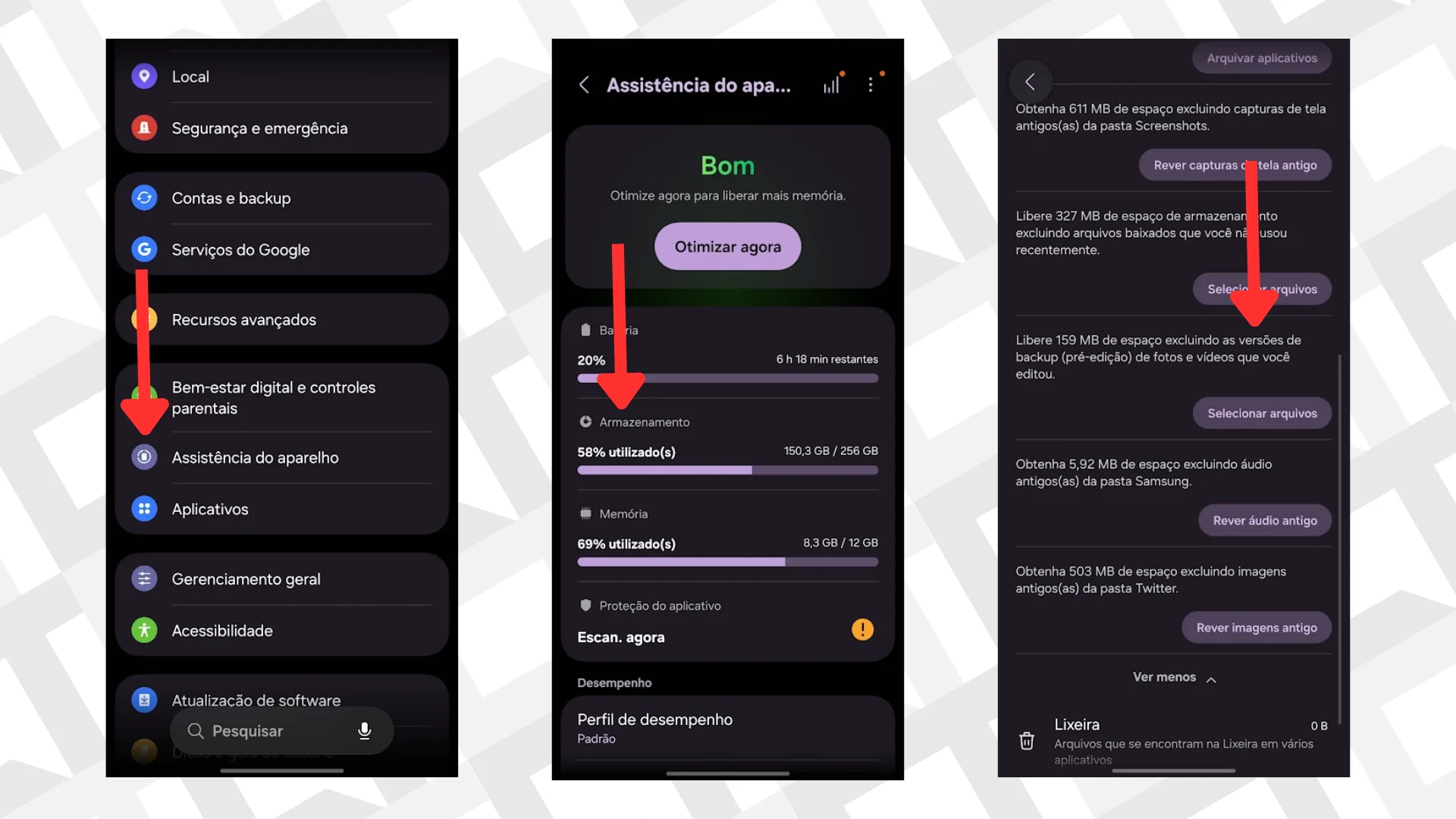 Backups fantasmas dos Samsung Galaxy comem GBs invisíveis do celular